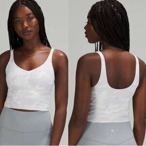 Lululemon Align Tank Incognito Camo Alpine White Multi size 8